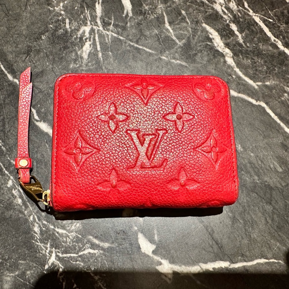 Louis Vuitton Zippy Coin Purse (Red)